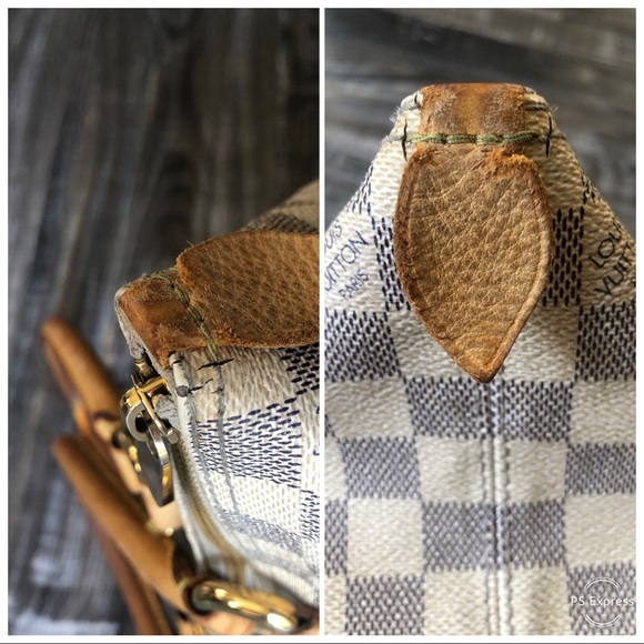 Authentic Louis Vuitton Damier Azur Saleya PM - Picture 7 of 10